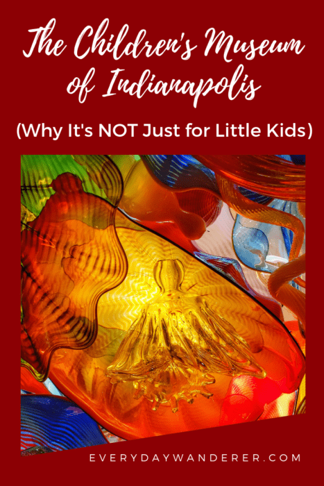 The world's largest permanently installed Chihuly glass art sculpture is at the Children's Museum of Indianapolis in Indianapolis Indiana