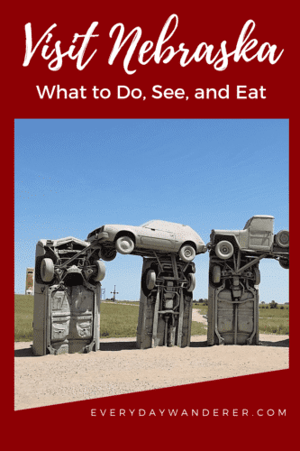 Nebraska is more than football and cornfields. Here's what you should do, see, and eat when you visit Nebraska. #nebraska #UStravel #mwtravel #visitnebraska #omaha #chimneyrock