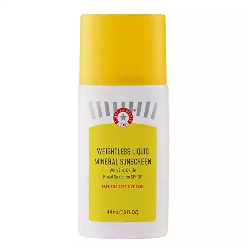 First Aid Beauty Weightless Liquid Mineral Sunscreen