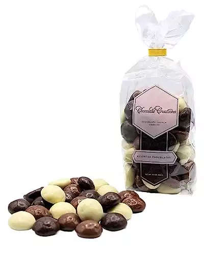 Dutch Chocolate Crunch Cookies - Assorted milk, white and dark chocolates; pepernoten, kruidnoten, Holland peppernuts, chocolade kruidnoten
