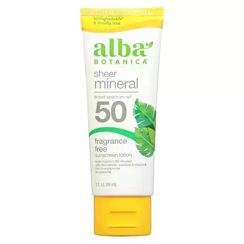 Alba Botanica Sheer Mineral Sunscreen Lotion