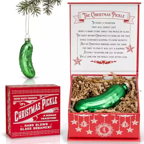German Christmas Pickle Ornament