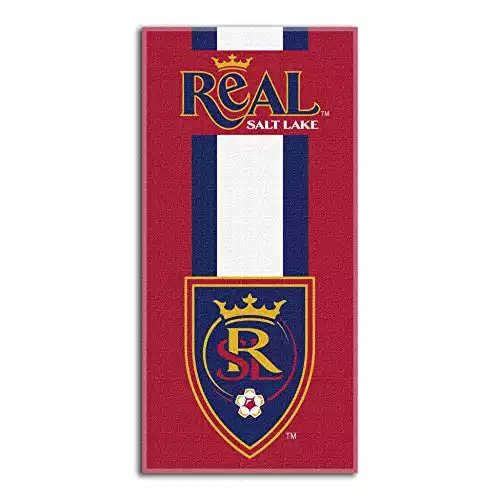 The Northwest Company MLS Real Salt Lake Beach Towel, 30" x 60", Zone Read