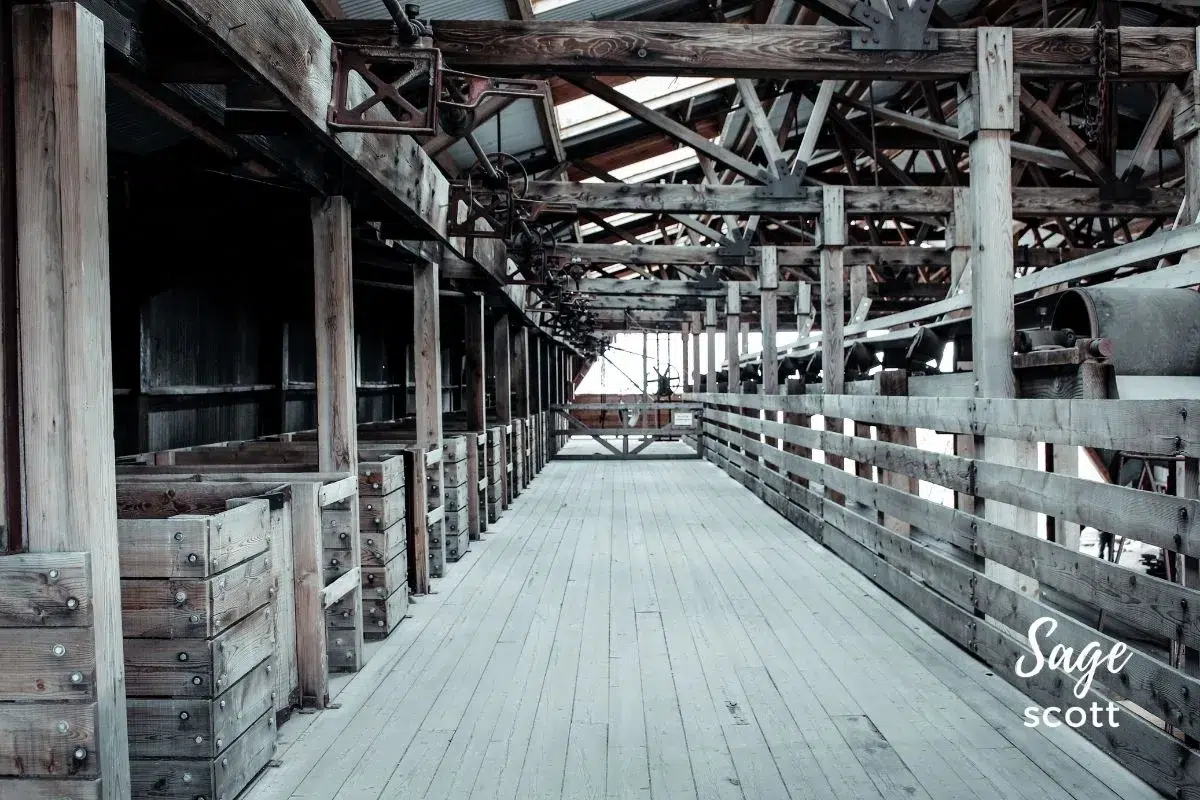 Barn at the Fielding Garr Ranch on Antelope Island